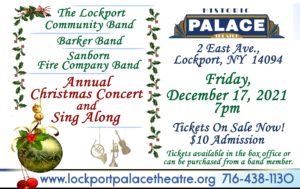 The Lockport Community Band, Barker Band & Sanborn Fire Company Band Christmas Concert