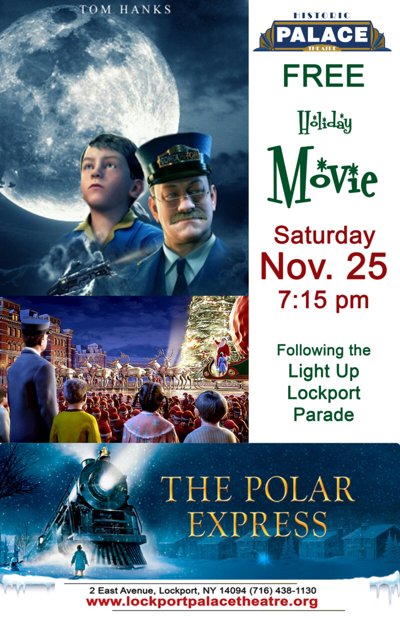 Polar Express Movie Light Up Lockport Lockport Palace Theater