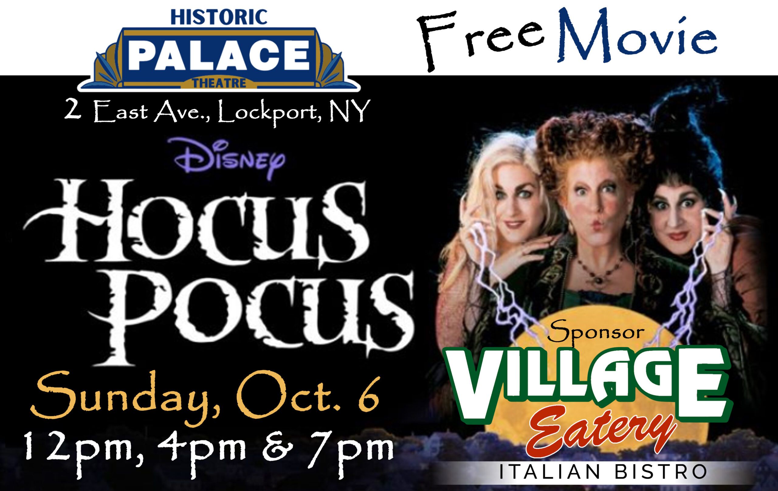 Hocus Pocus Slide Main 2024 - Lockport Palace Theater