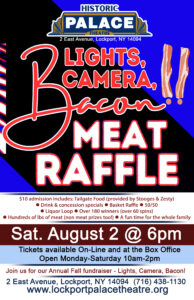 Lights, Camera, Bacon! Meat Raffle