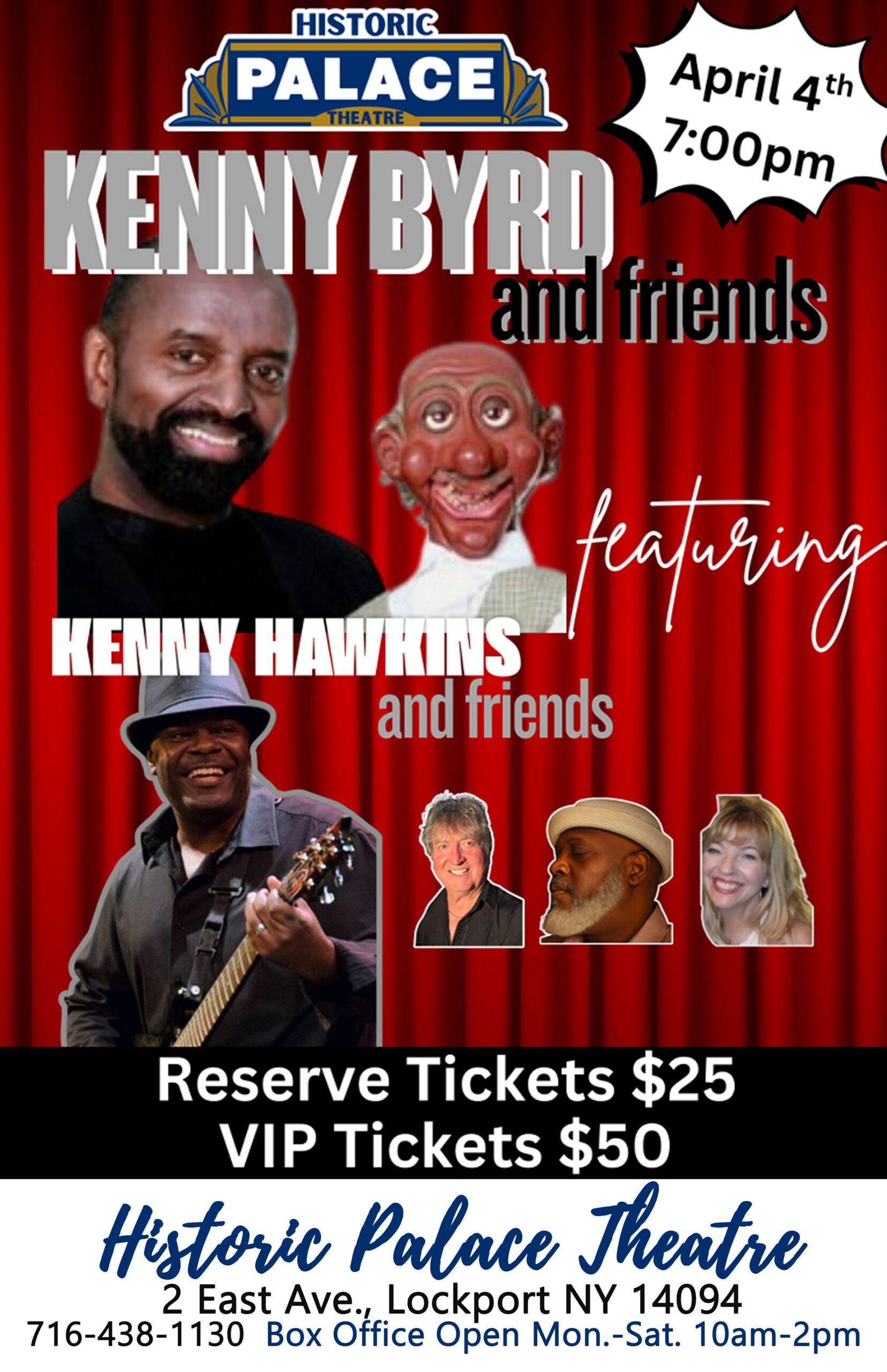 Kenny Byrd featuring Kenny Hawkins and Friends - Lockport Palace Kenny Byrd featuring Kenny Hawkins and Friends - Lockport Palace