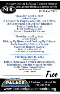 Niagara History Center Lecture Series